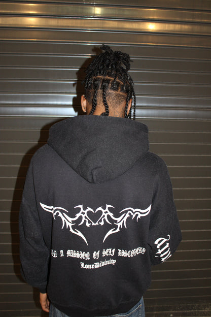 LONEDIVINTY CAPSULE 1 -  ON A MISSION TO SELF DISCOVERY HOODIE