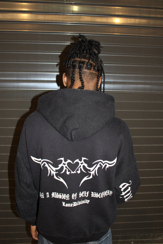 LONEDIVINTY CAPSULE 1 -  ON A MISSION TO SELF DISCOVERY HOODIE